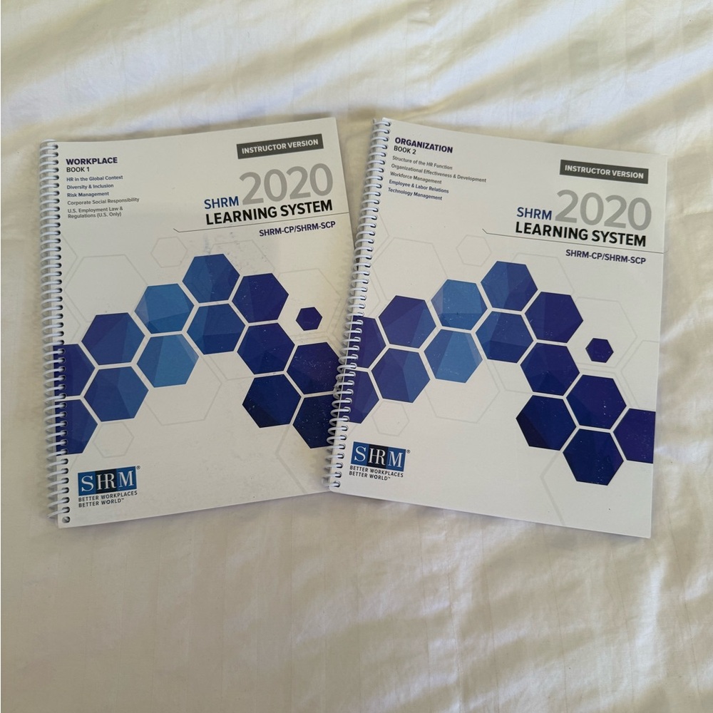 2 SHRM 2020 Learning System Books